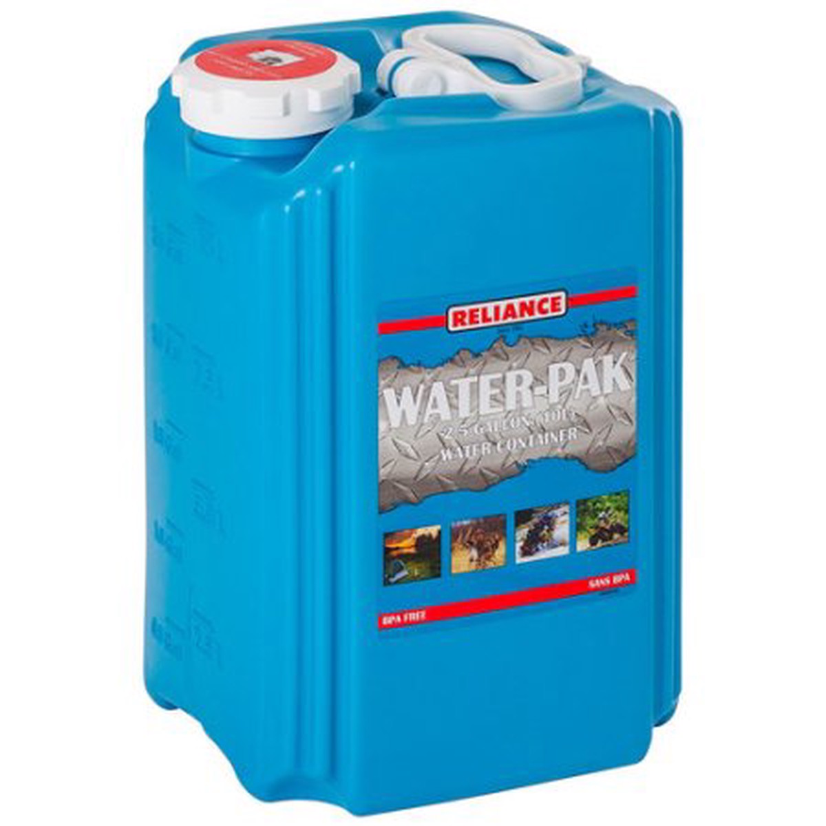 Contenant Rectangulaire Pour Eau Reliance Aqua Pak Capacit Varie Bleu