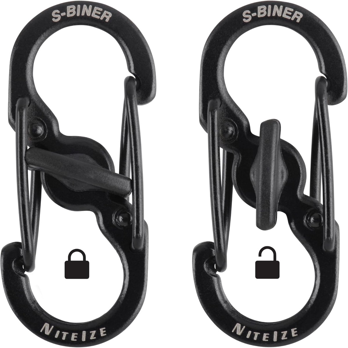 Nite Ize S-Biner Microlock Stainless Steel