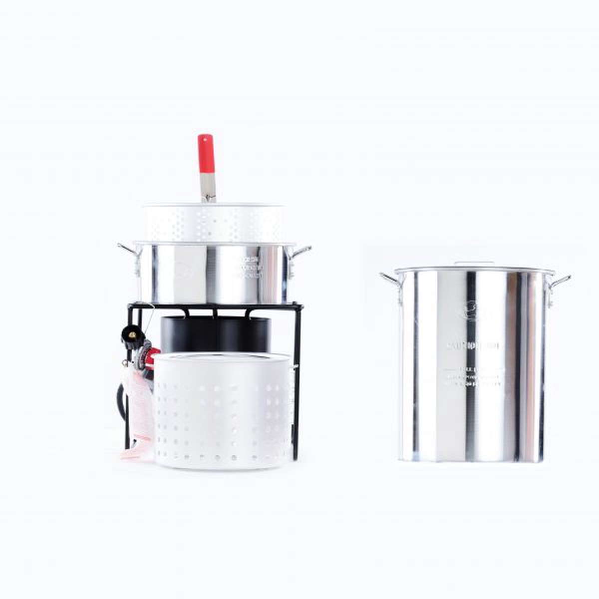 King Kooker Frying/Boiling Package w/2 Aluminum Pots